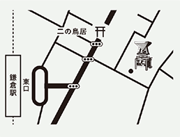 BREAD IT BE 鎌倉駅からの地図